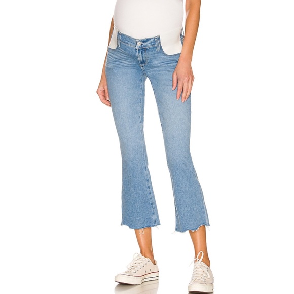 Paige Colette Maternity Crop Flare - Picture 1 of 4